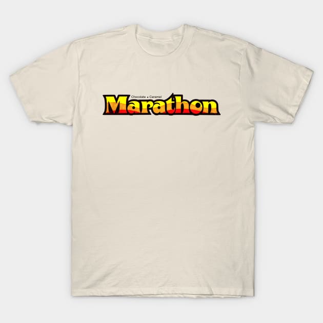 Marathon Bar (black text) T-Shirt by TeeShawn